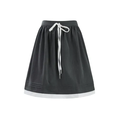 UNIFREE Повседневные короткие юбки женские темно-серый