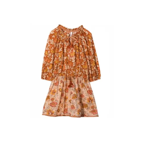 Zimmermann Платье SS22 Оранжевый Детский