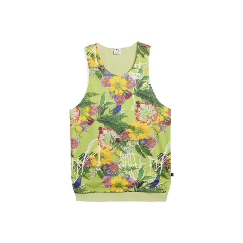 PUMA Зеленые Мужские Майки