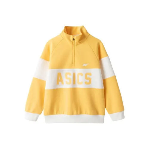 ASICS Свитшот Винтажный Желтый Подростки