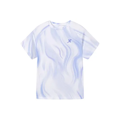 XTEP T-рубашка Cabbage фиолетовая жемчужно-белая детская