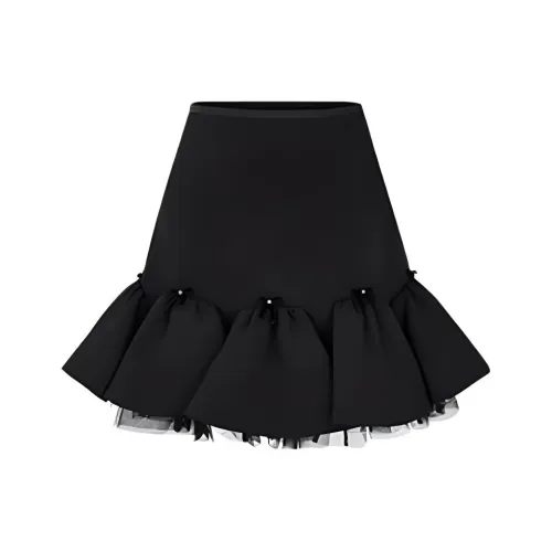 JORYAweekend Повседневные короткие юбки Женские Черный