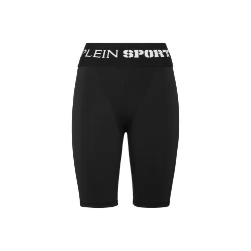 PLEIN SPORT SS24 Велошорты и Велошорты Женские Черные