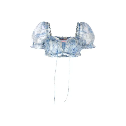 Selkie Коллекция SS24 Бикини Женские Birds In Cannes Лесной Принт