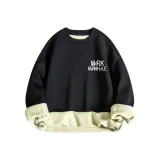 (Логотип бренда X Грудь) Черный [Бархат Модель]