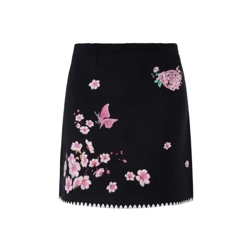 TCH Повседневные короткие юбки Женские Черный