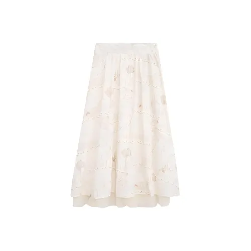 ZIHAN Повседневный Длинный Юбка Женские