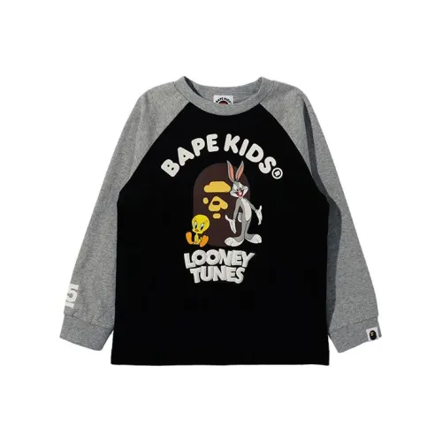 A BATHING APE A BATHING APE× Луни Тюнз Co Брендированная Серия T Рубашка Детская