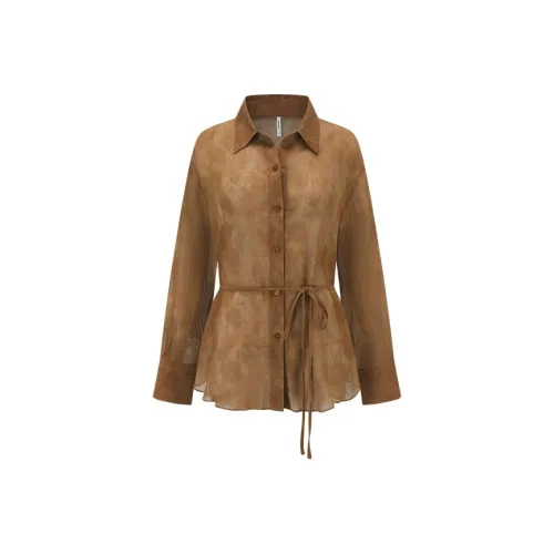 DEEPMOSS Clay Brown Женские Рубашки
