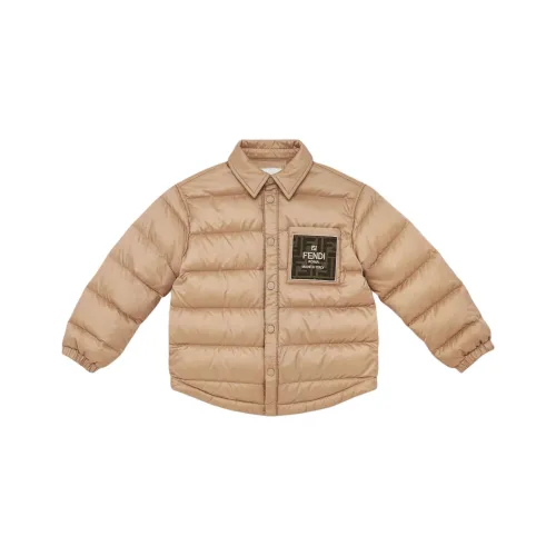 FENDI Down Jacket SS24 Beige Baby