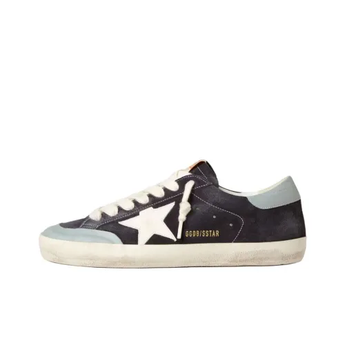 Golden Goose Супер Звезда Low Топ Скейтборд Кроссовки Мужские Полночный Синий