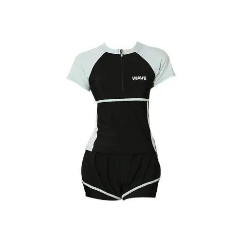 HAOZHILANG Черный Женский Двухкомпонентный Купальник