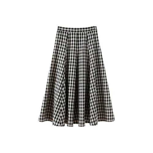 OSA Повседневный Длинный Юбка Женская Черная