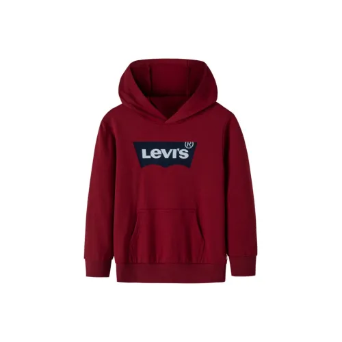 Levi's CLASSIC Hoodie Темно-красный Подростки