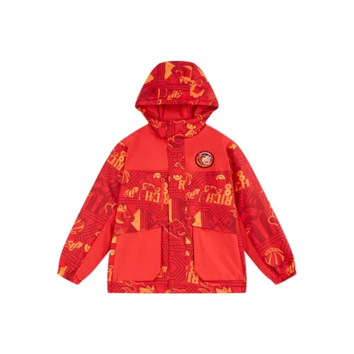 QIAODAN Куртка Newborn Красный Полный принт Newborn Красный Подростки