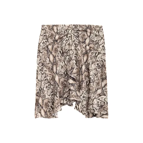 ISABEL MARANT Бежевые Женские Повседневные Короткие Юбки