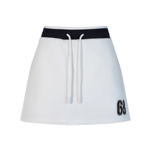Wen Shan Повседневные короткие юбки Женские Белые