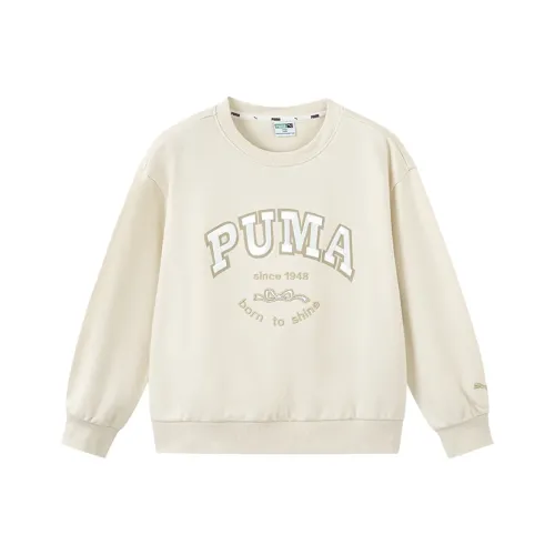 PUMA Толстовка Sportstyle Collection GRAPHICS Раковинный хаки Дети 3-7 лет