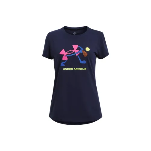 Under Armour Темно-синие Детские Футболки