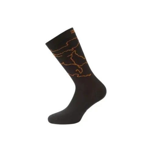 Ermenegildo Zegna 1 пачка черные мужские носки до икры
