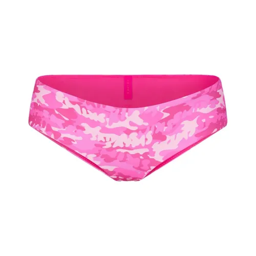 SKIMS Фирменный Плавание Hipster Плавки Женские Розовый SKIMS CAMO Розовый Камуфляж