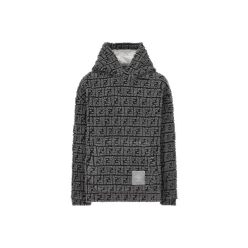 FENDI FW23 Толстовка Детская Серого цвета