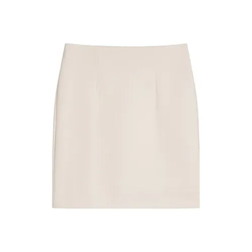 Ning Cai Yuer Повседневные короткие юбки Женские Абрикос