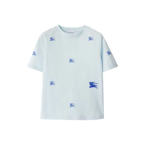 Burberry Светло-синие Kids T-рубашки
