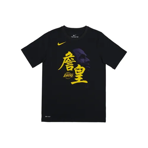 nike Черный Унисекс T-рубашки