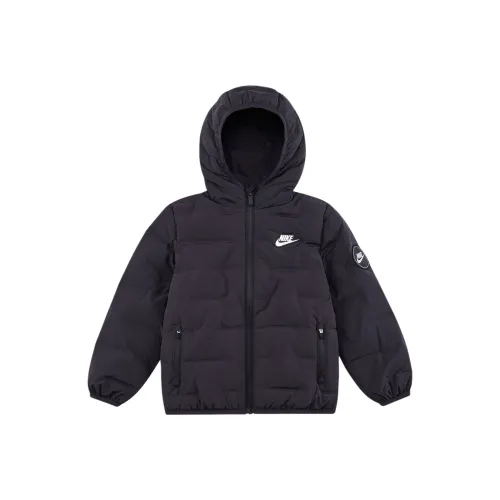 Nike Пуховик Черный для детей 3-7 лет