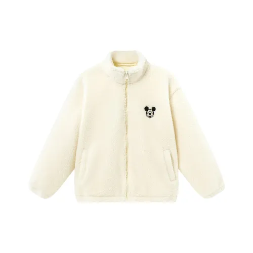 Disney Хлопковый пуховик Белый Детский