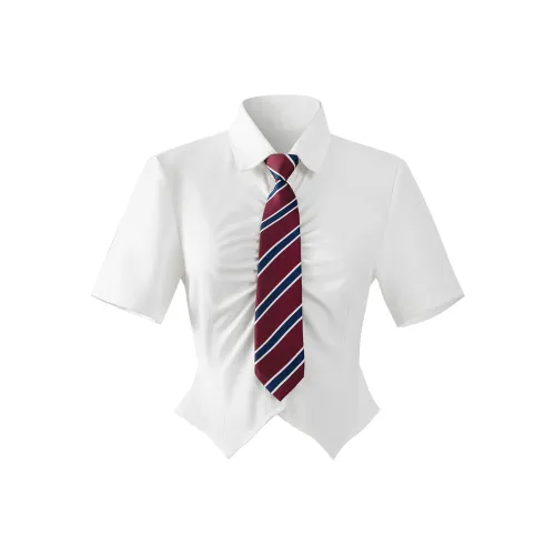 9 Кошачьих Лакомства Sticks UNIFORM Топ Женские Белые