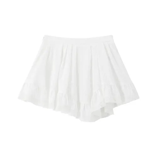 LEDIN Повседневные короткие юбки Женские Белые