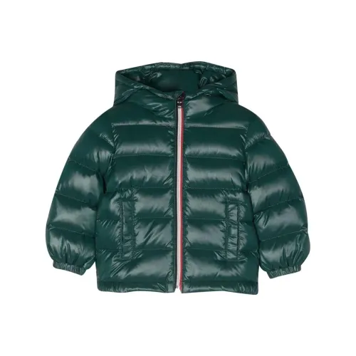 MONCLER Зеленые Детские Пуховики