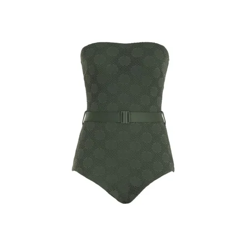 Zimmermann Хаки зеленый Женские ван-пис купальники