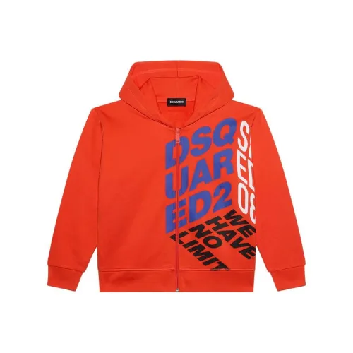 DSQUARED 2 Детская одежда Junior Sport Edtn.08 Толстовка Детская Красная