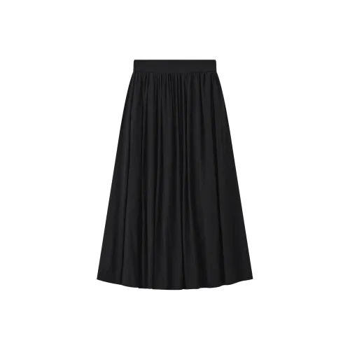 THE SEA LIFE Повседневный длинный юбка женский черный маг