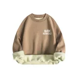 Логотип бренда X Грудь) Хаки [Бархат Модель]