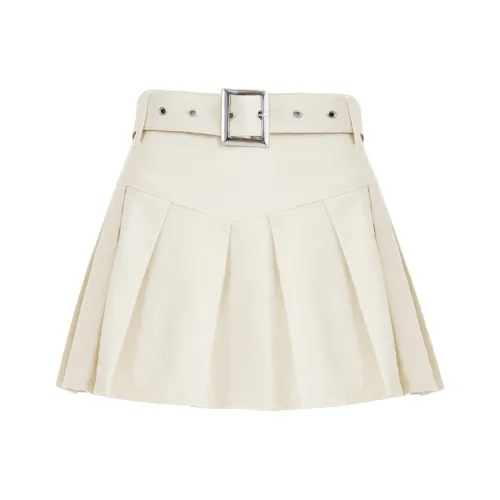 OROI Повседневные короткие юбки женские абрикос