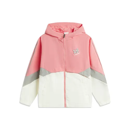 LINING YOUNG Куртка Sports Life Collection Перламутрово-розовый Сливочный Геологический Серый Для детей 3-7 лет