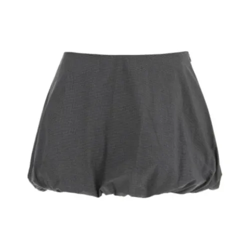 Paloma Шерсть Повседневная Короткая Юбка Женская Серого цвета