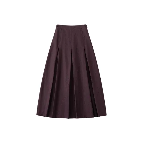 CYCLE DOCUMENT Повседневная длинная юбка женская фиолетовая