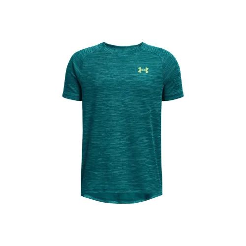 Under Armour Tech Темно-циановый Kids T Рубашки