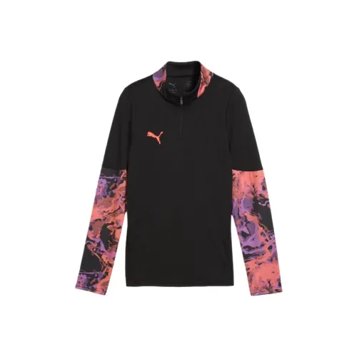 PUMA Толстовка IndividualCUPFootball Черный для детей 3-7 лет