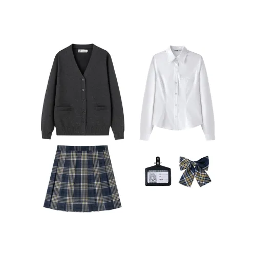 Tokyo Season UNIFORM Осенний Зимний Женский Серый