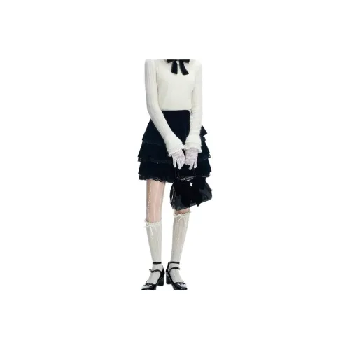 JORYAweekend Повседневные короткие юбки Женские Черный