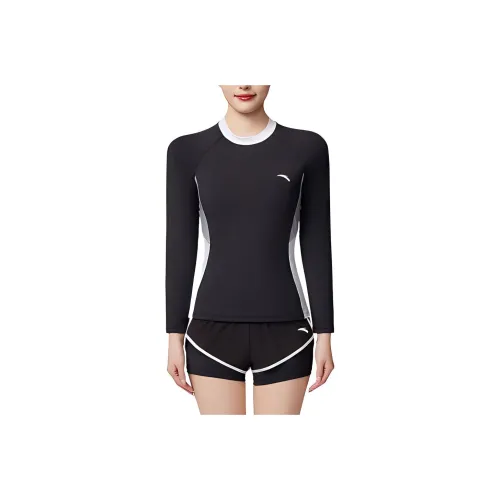 ANTA Двухкомпонентный купальник Женская базовая серия Черный