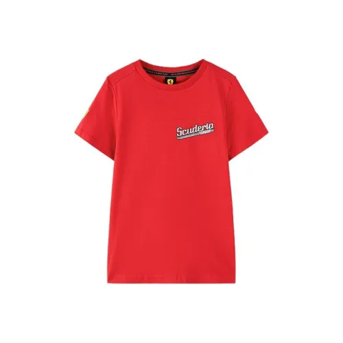 PUMA x FERRARI collaboration T-Shirt Красный Детский