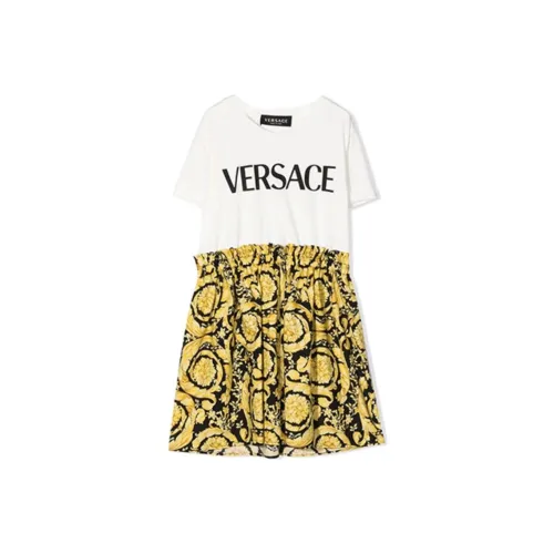 VERSACE Белые Платья для Детей