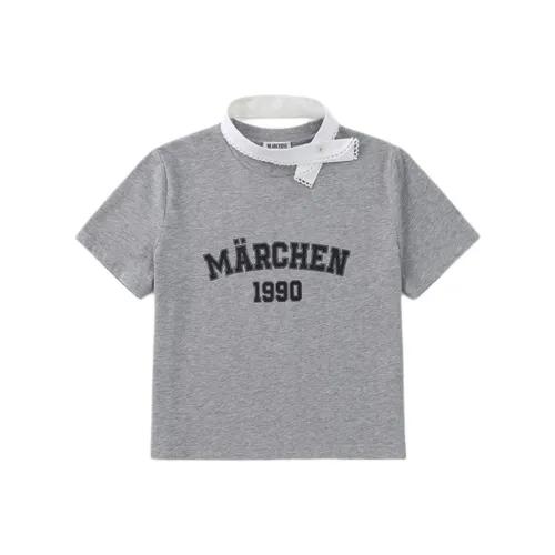MARCHIVE MARCHEN Галечно-серые Женские Рубашки T